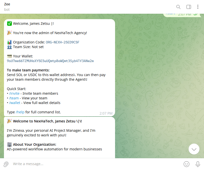 Zinexa Dashboard - Main Features